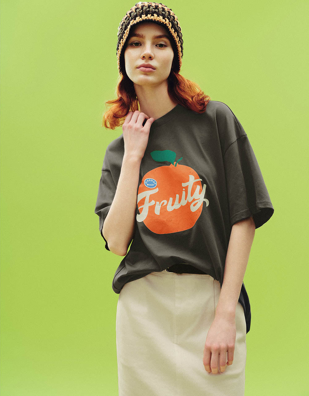 Straight Midi Skirt