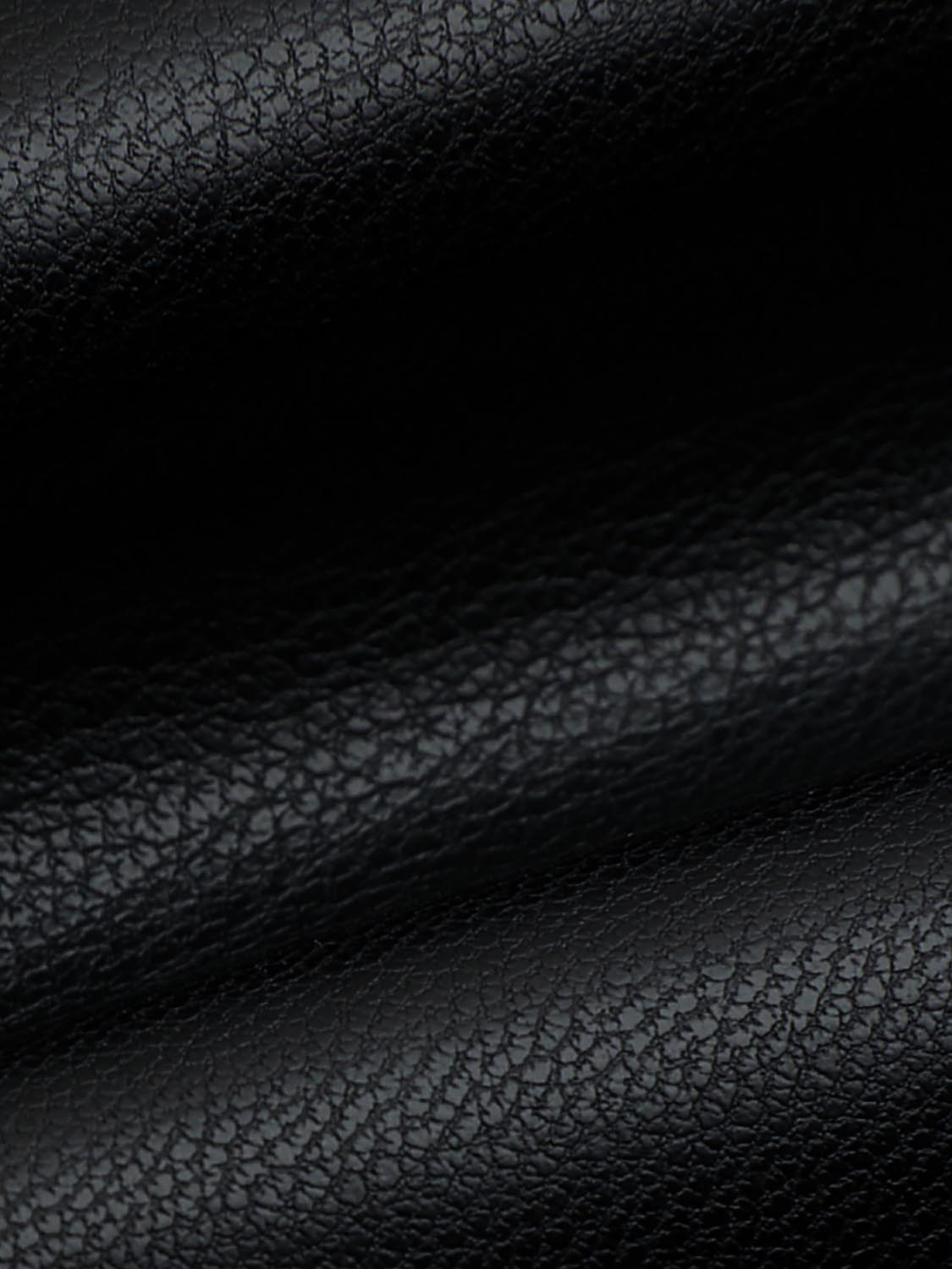 Pleated Vegan Leather A-Line Skirts