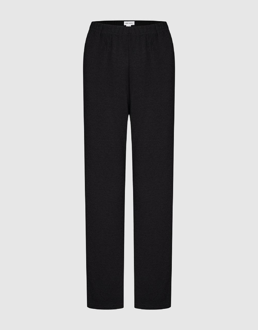 Elastic Waist Knitted Straight Pants