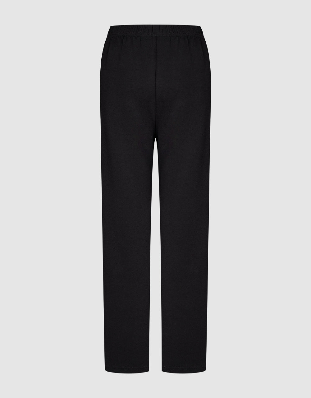 Elastic Waist Knitted Straight Pants