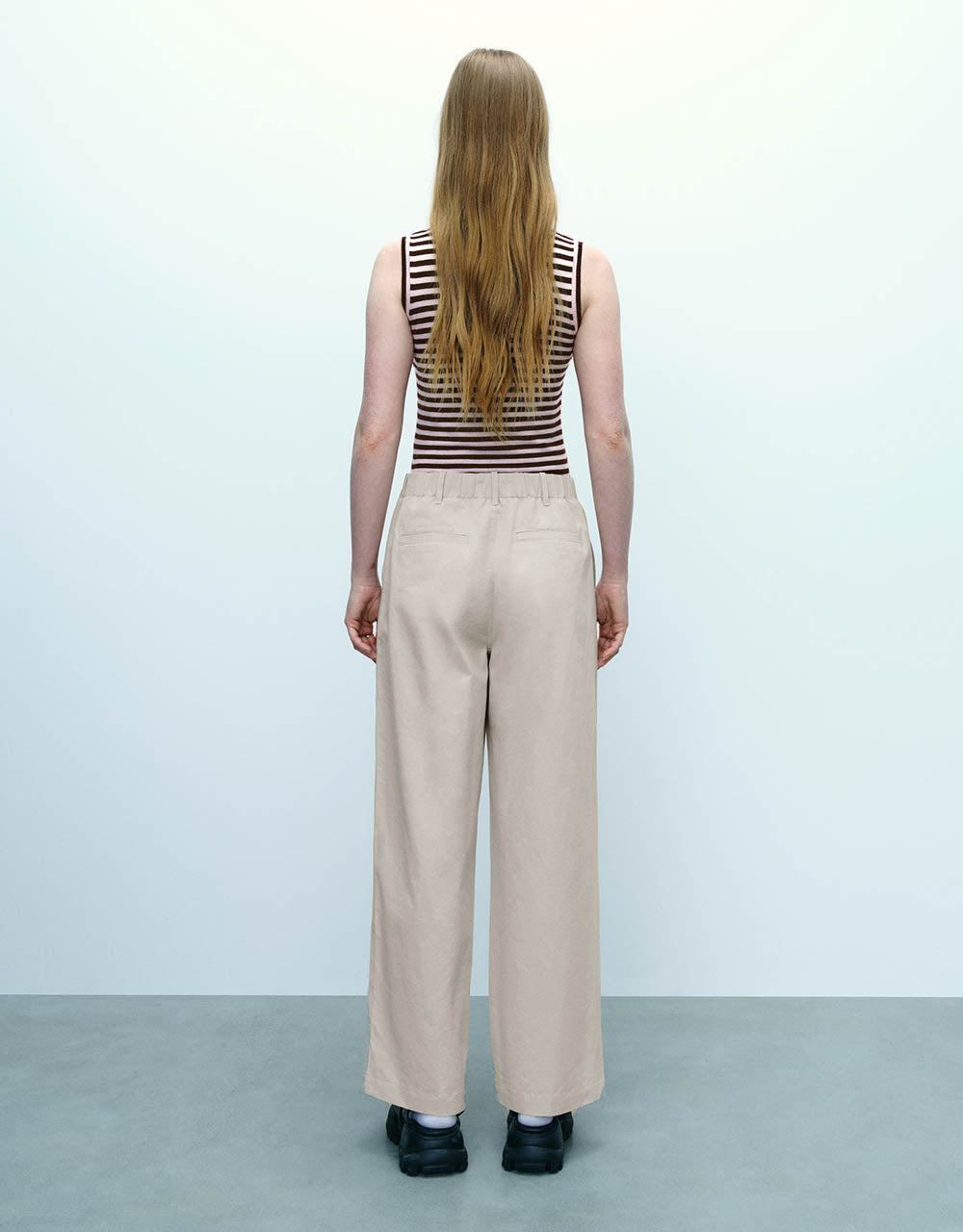 Wide-Leg Pants With Rope