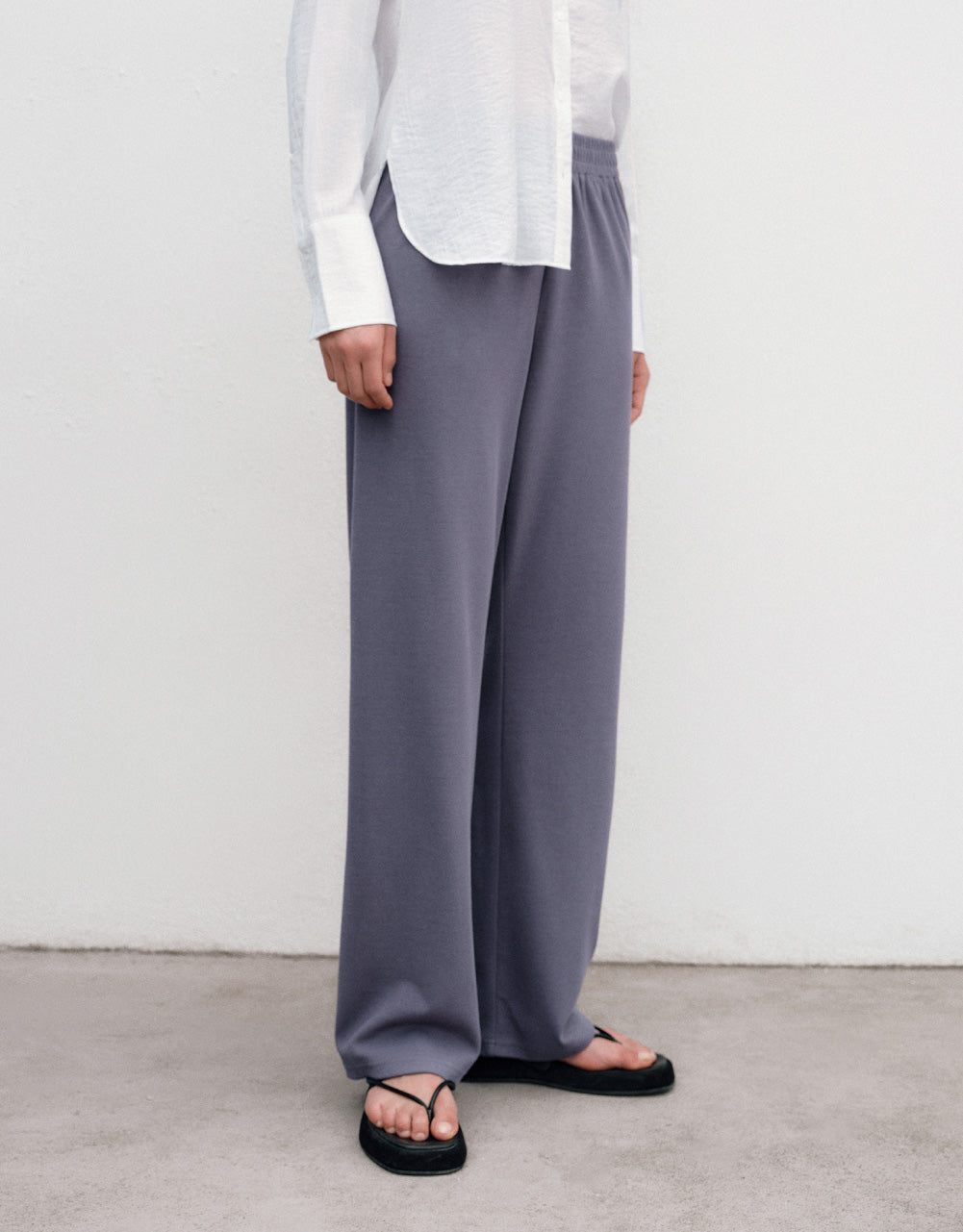 Knitted Long Straight Pants