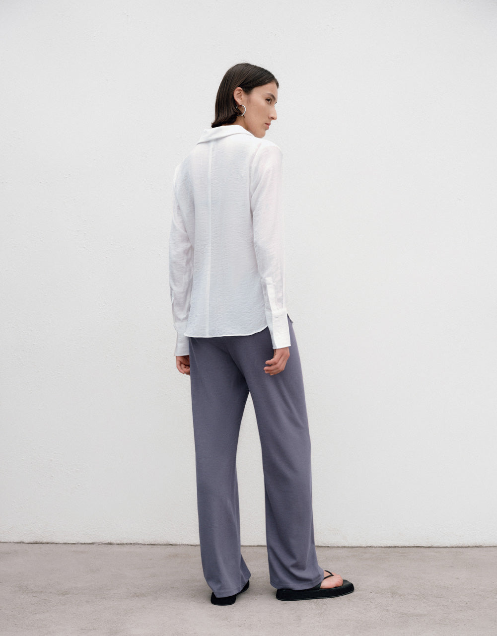 Knitted Long Straight Pants