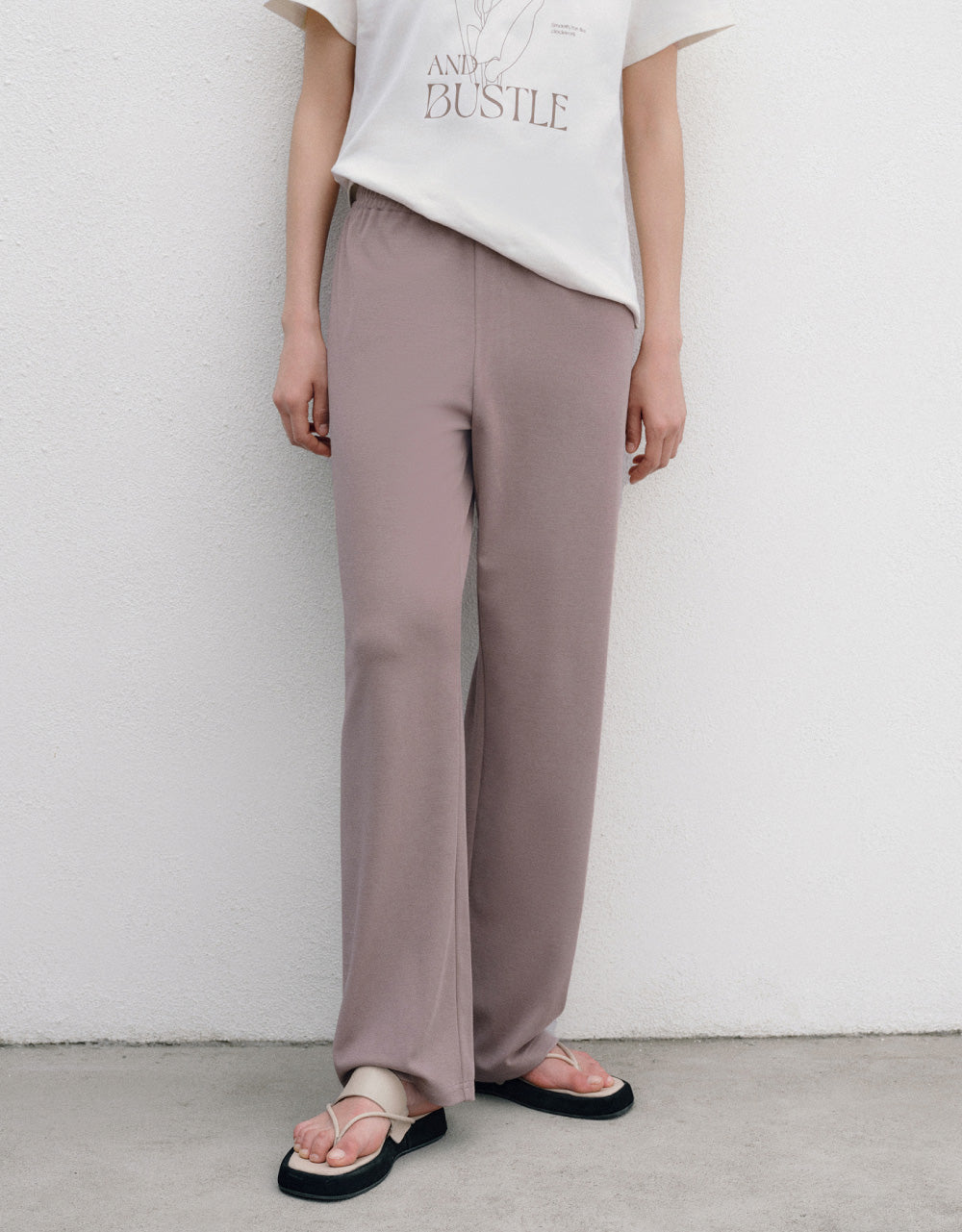 Knitted Long Straight Pants