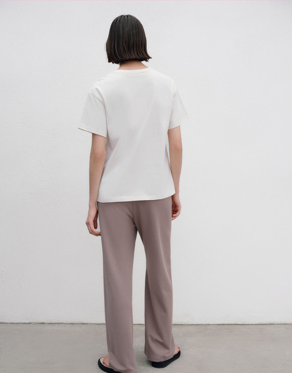 Knitted Long Straight Pants
