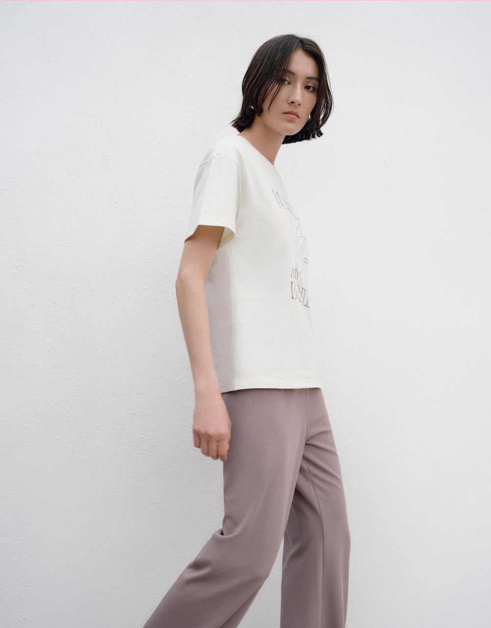 Knitted Long Straight Pants