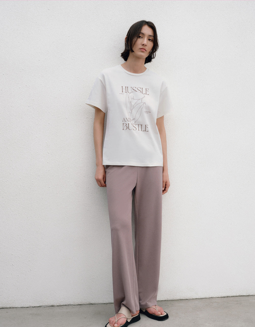 Knitted Long Straight Pants
