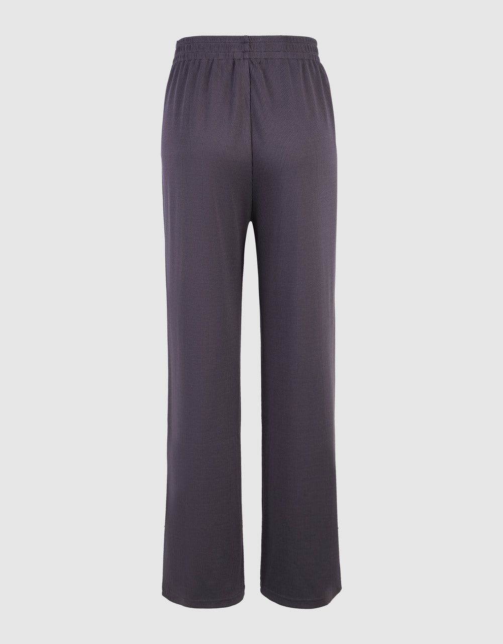 Elastic Waist Knitted Pants