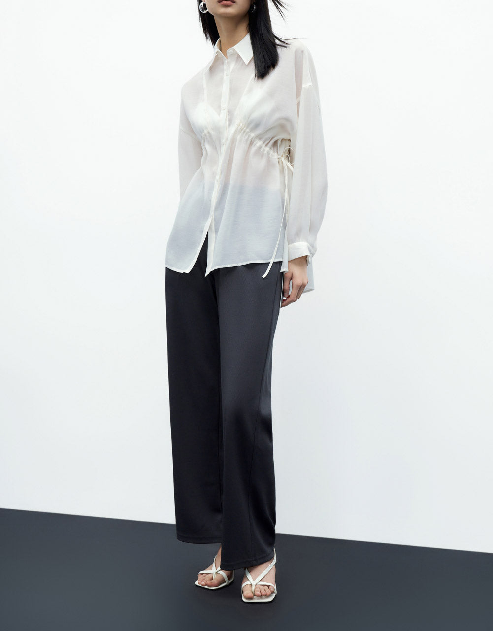 Elastic Waist Knitted Pants