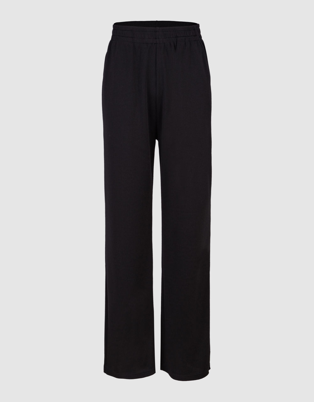 Elastic Waist Knitted Pants