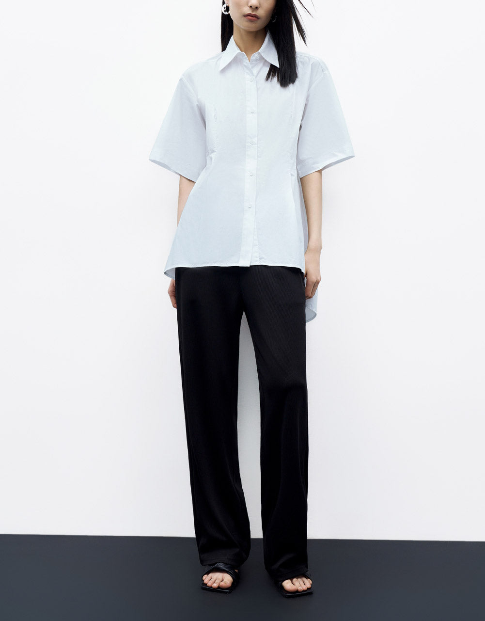 Elastic Waist Knitted Pants