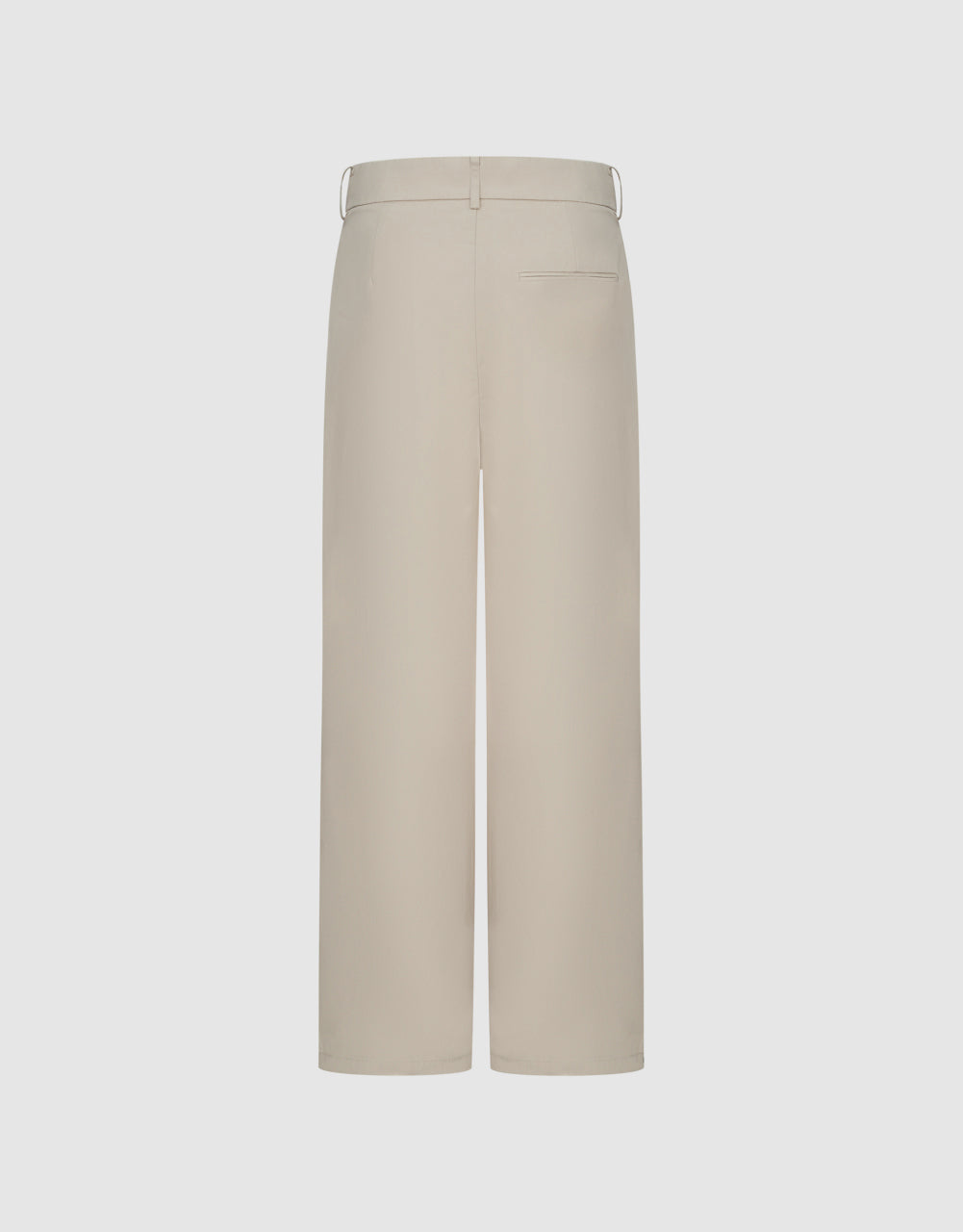 Mid-Waist Straight Pants