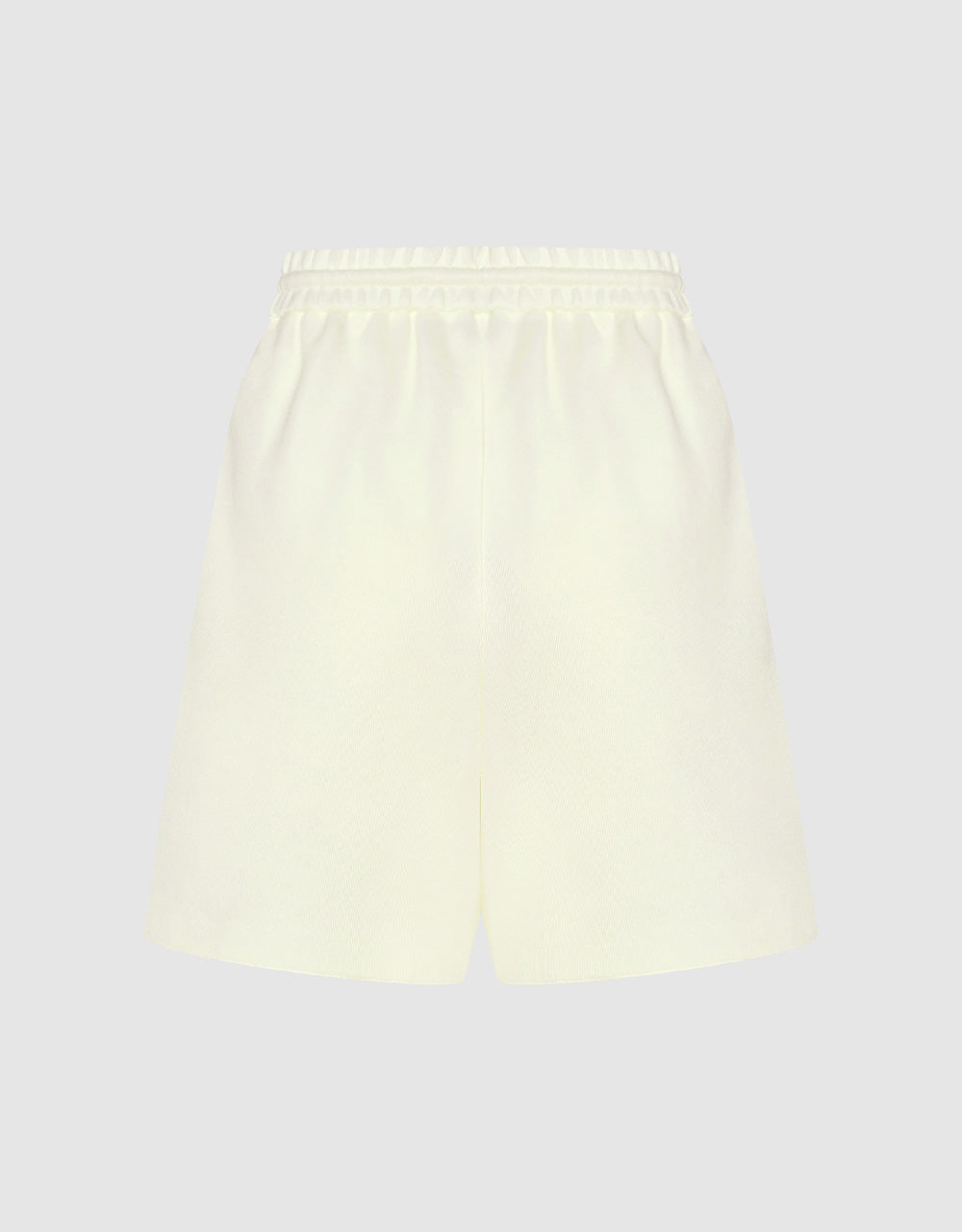 Drawstring Waist Knitted Shorts