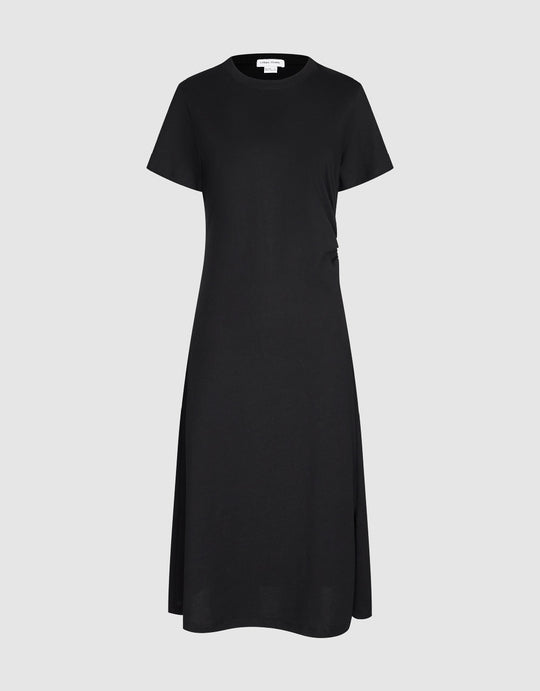 Crew Neck Straight Dress
