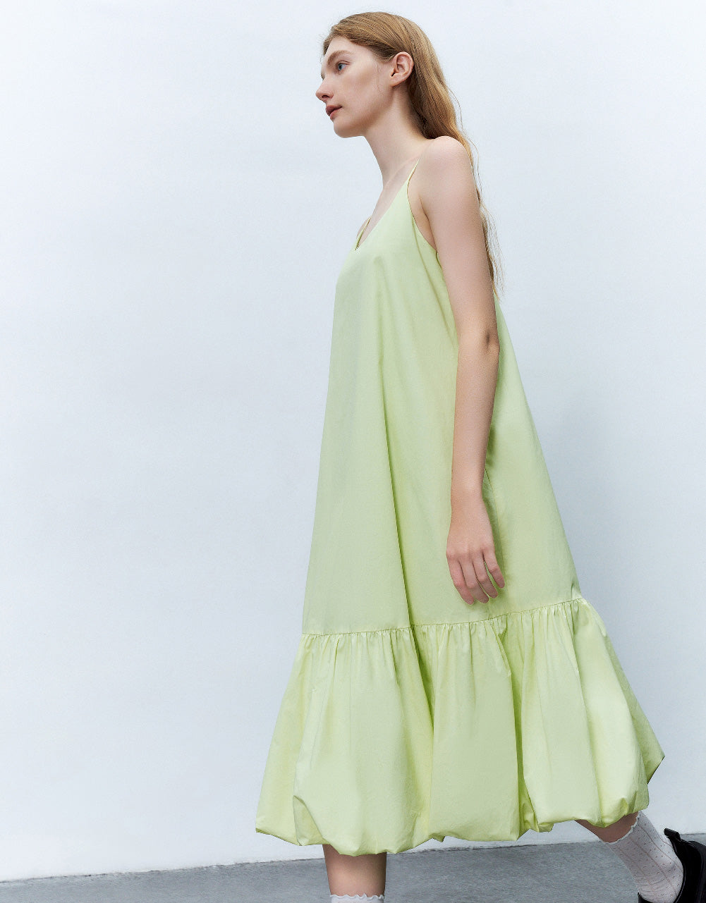 Sleeveless Off-Shoulder A-Line Dress