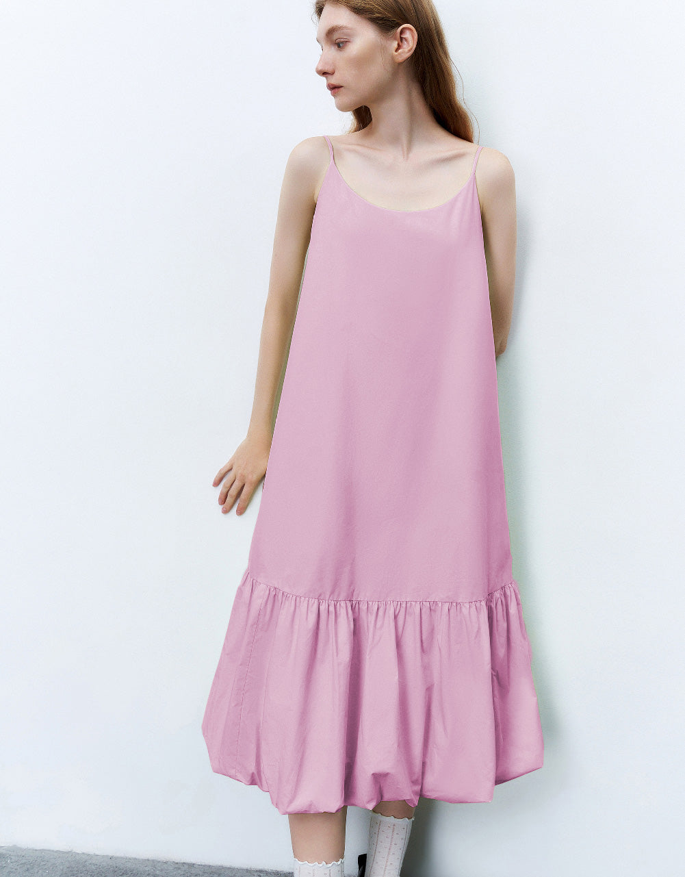 Sleeveless Off-Shoulder A-Line Dress