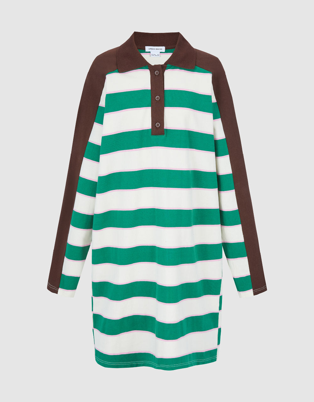 Striped Straight Polo Dress