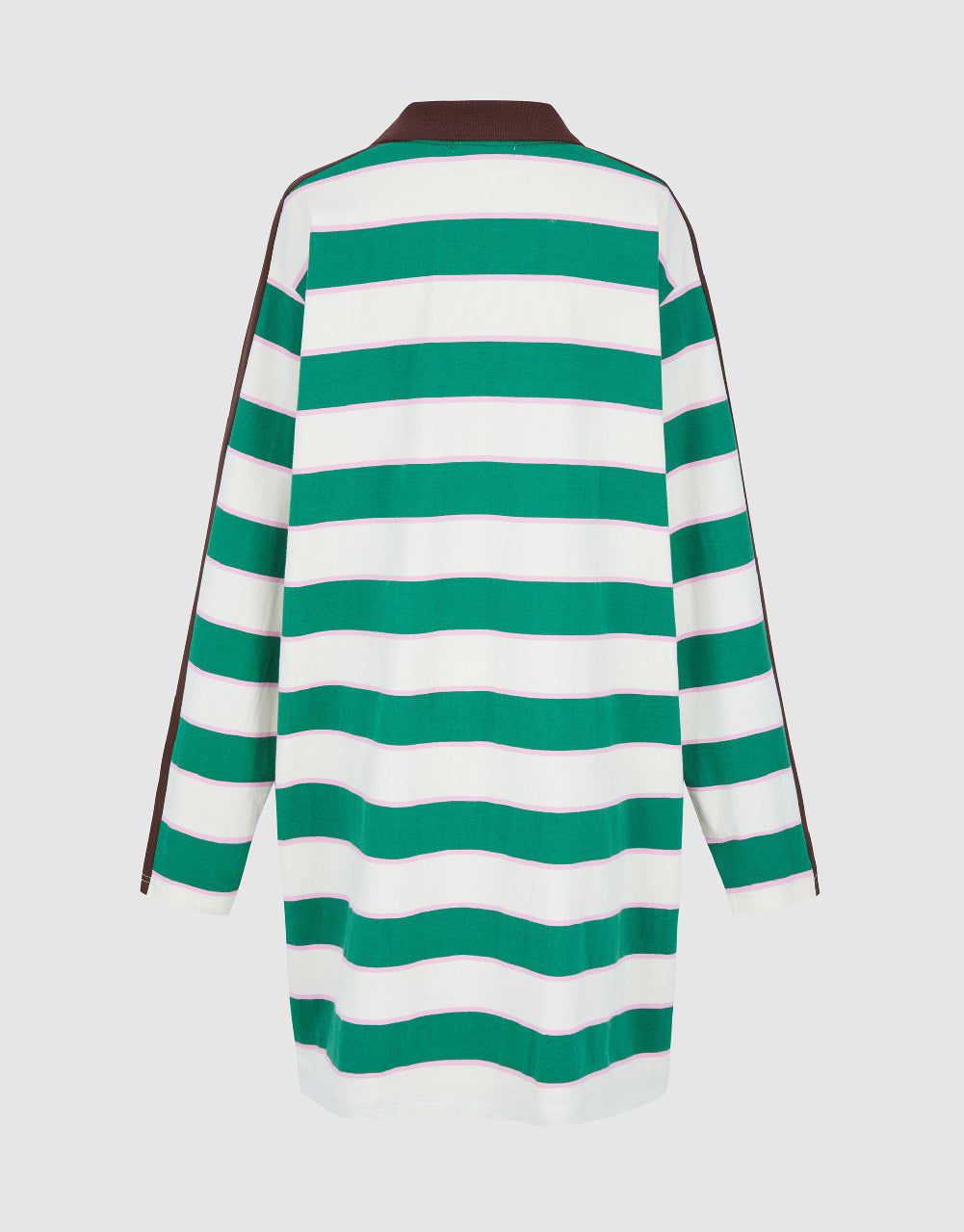 Striped Straight Polo Dress