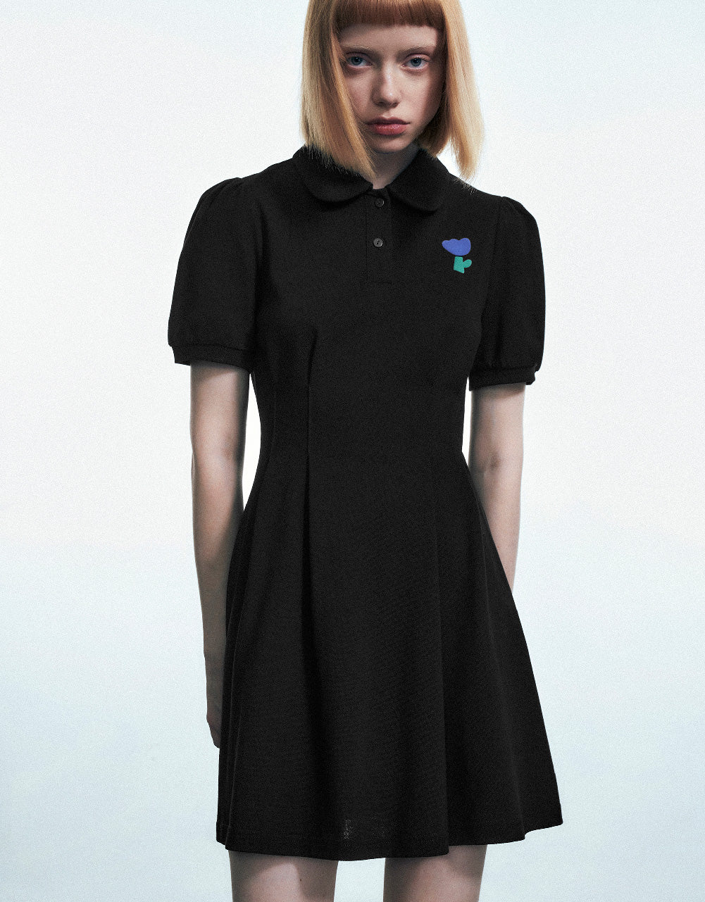Flower Printed A-Line Dress