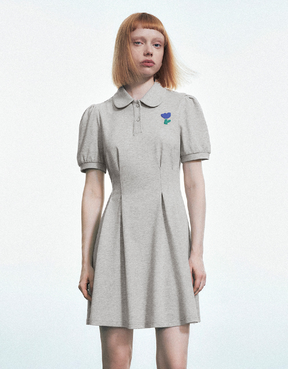 Flower Printed A-Line Dress