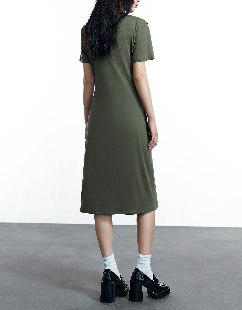Crew Neck Skater Dress