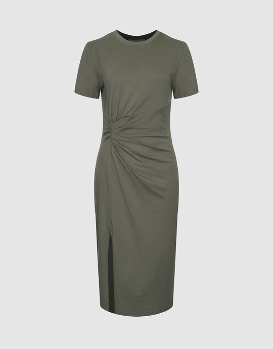 Crew Neck Skater Dress