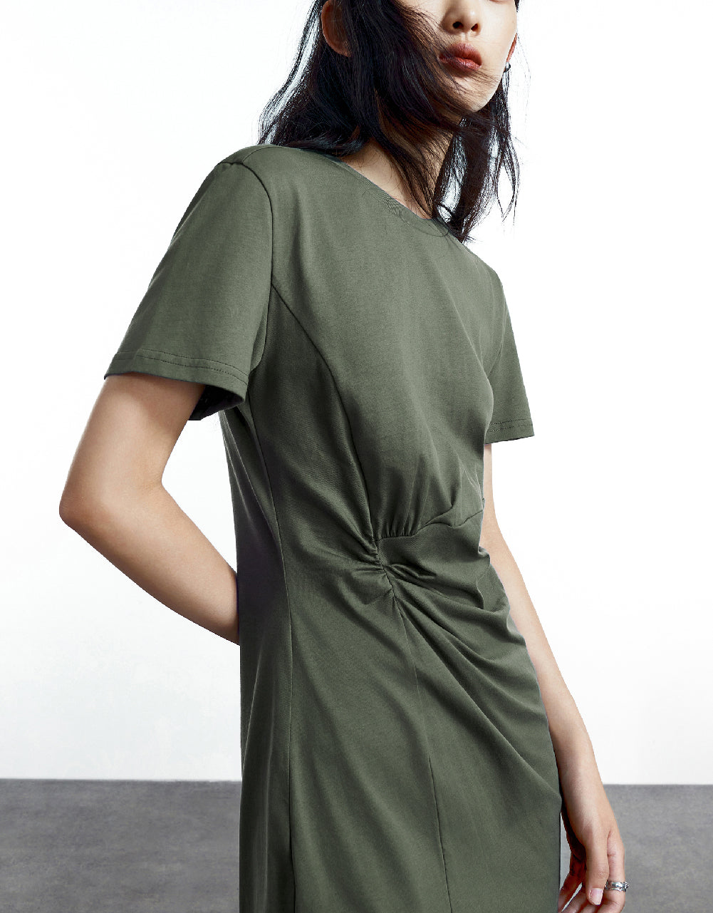 Crew Neck Skater Dress