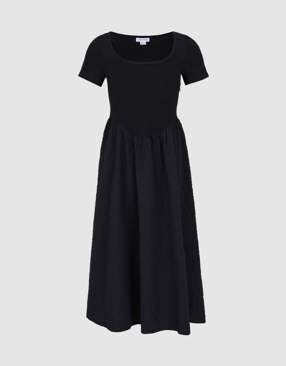 Crew Neck Midi Dress