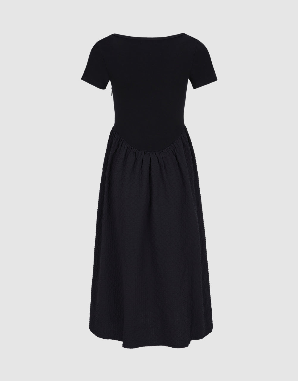 Crew Neck Midi Dress