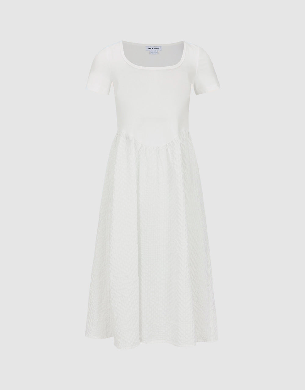 Crew Neck Midi Dress