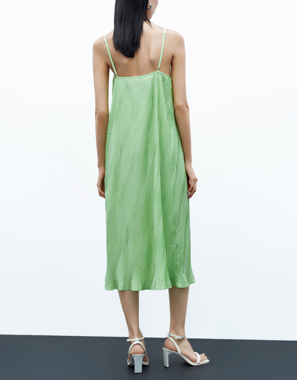 Sleeveless Off-Shoulder A-Line Dress