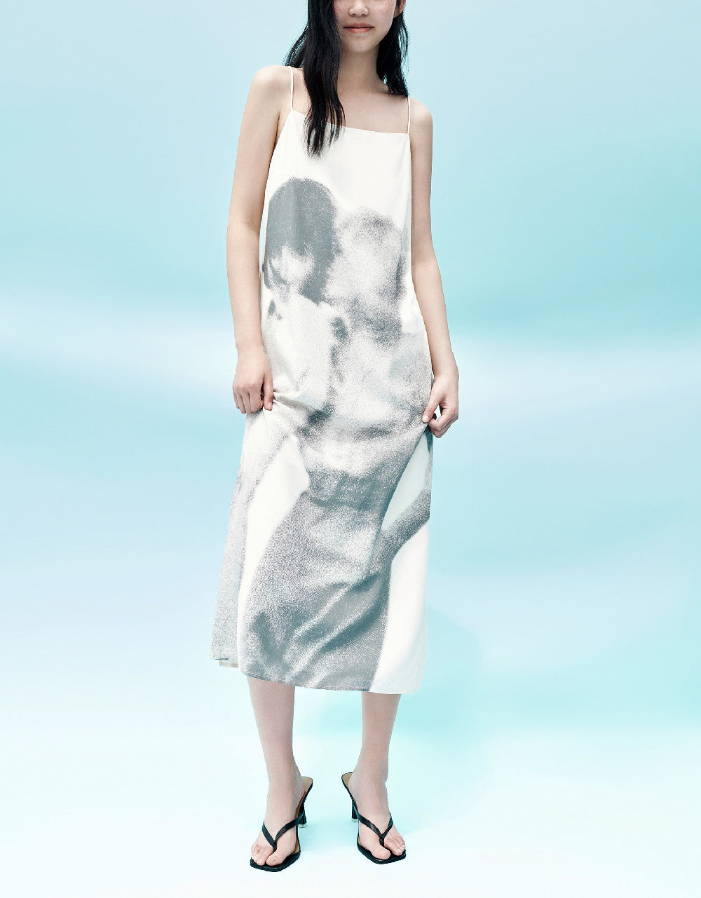 Printed Straight Cami Dress