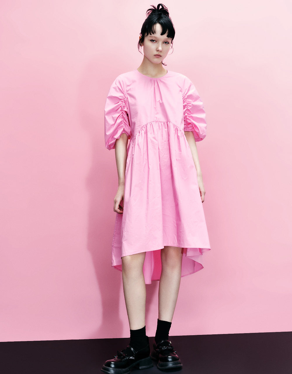 Midi A-Line Shirt Dress