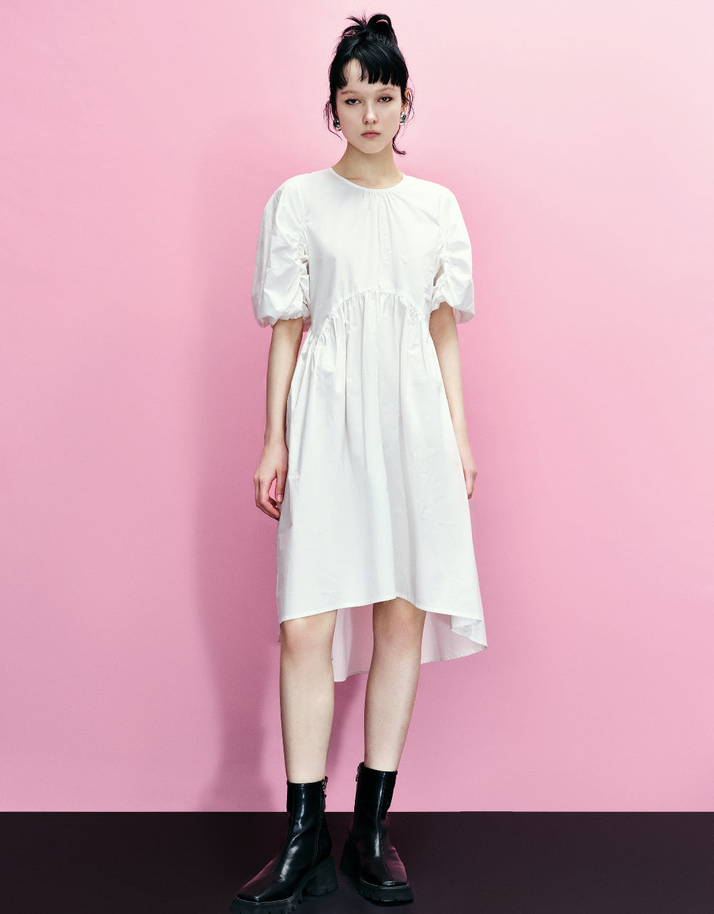 Midi A-Line Shirt Dress