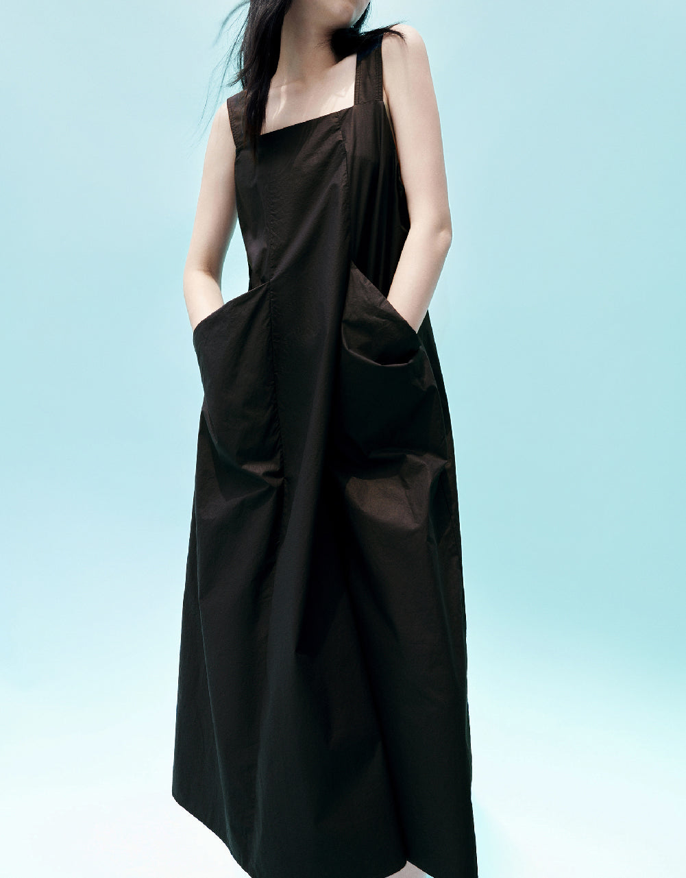 Sleeveless Midi A-Line Dress