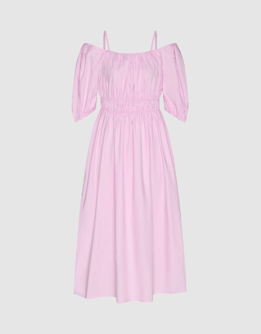 Sleeveless Off-Shoulder A-Line Dress