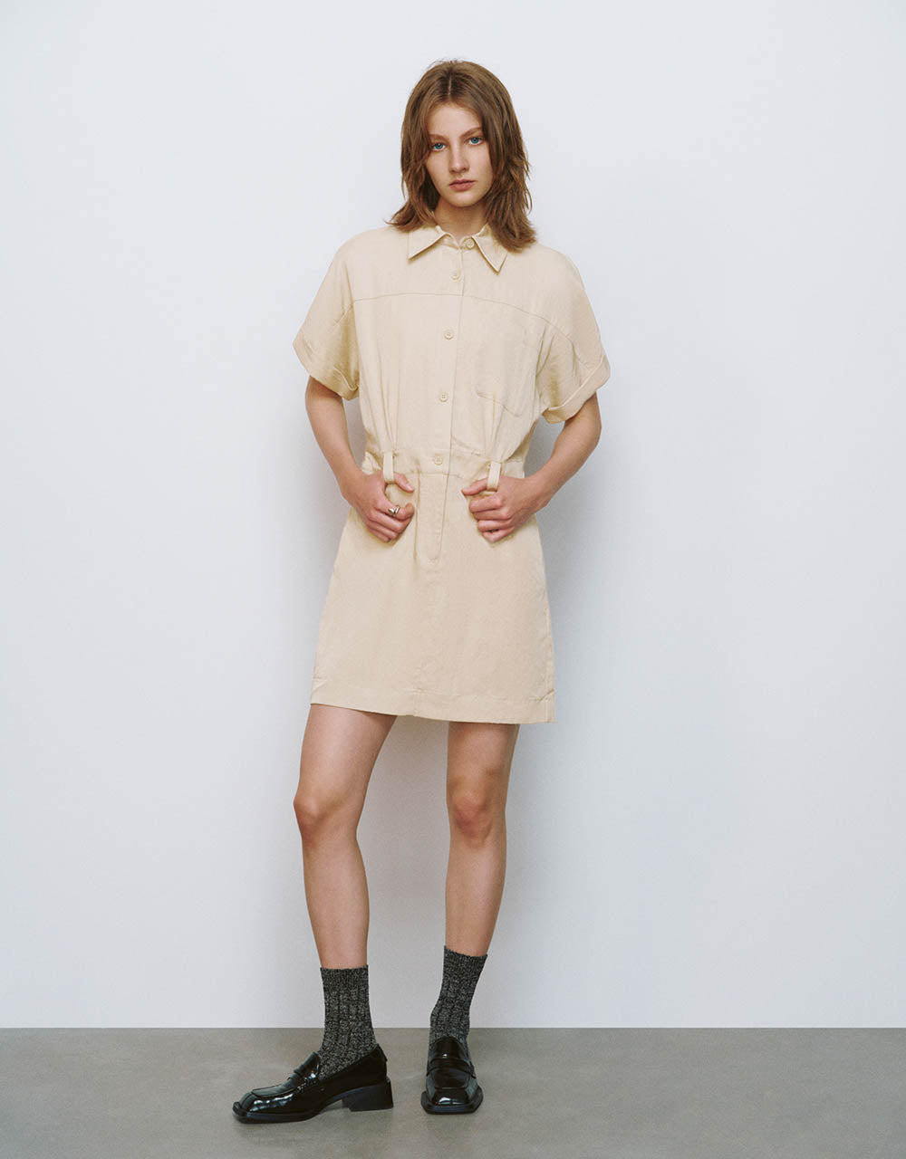 A-Line Shirt Dress