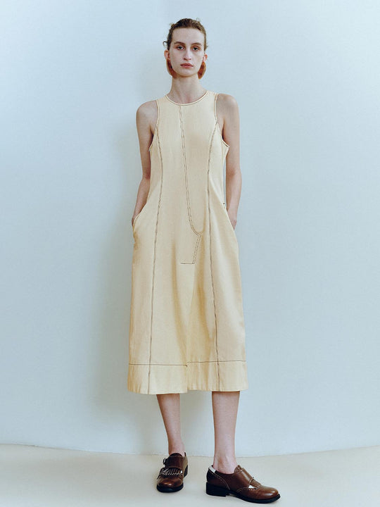 Sleeveless A-Line Maxi Dresses