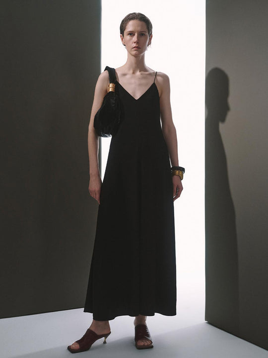 Strappy A-Line Midi Dresses