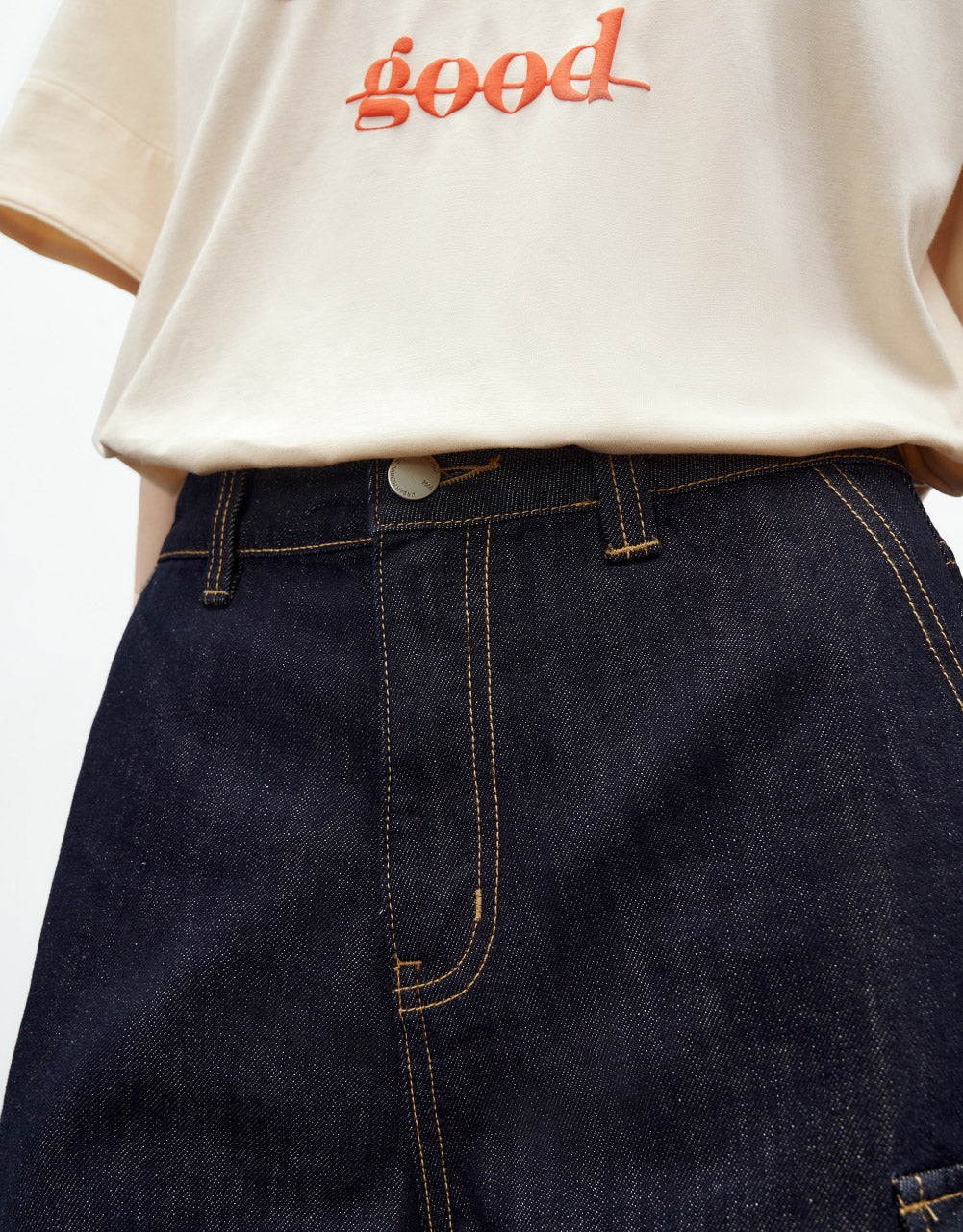 Loose Denim Shorts