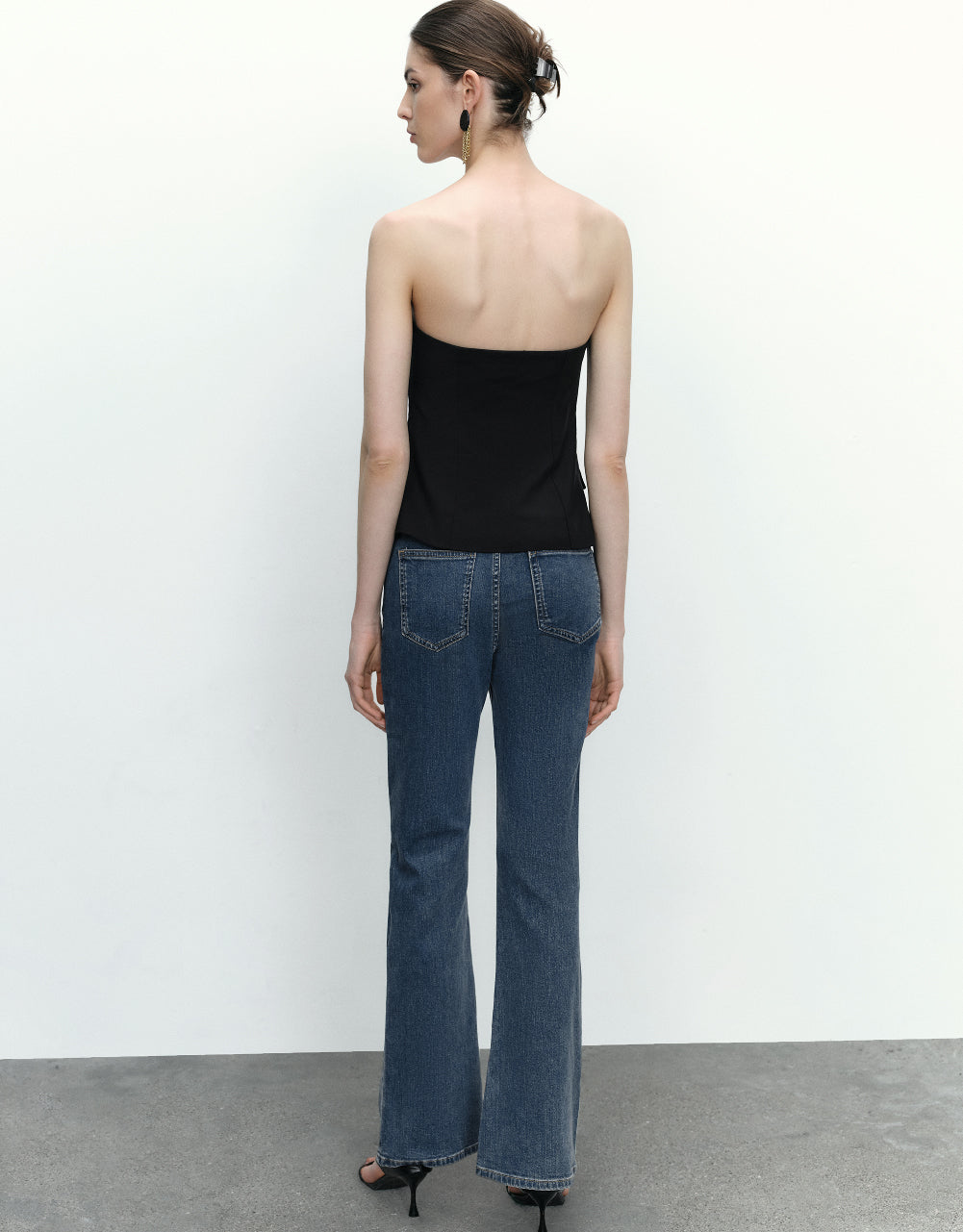 Split Hem Flare Jeans