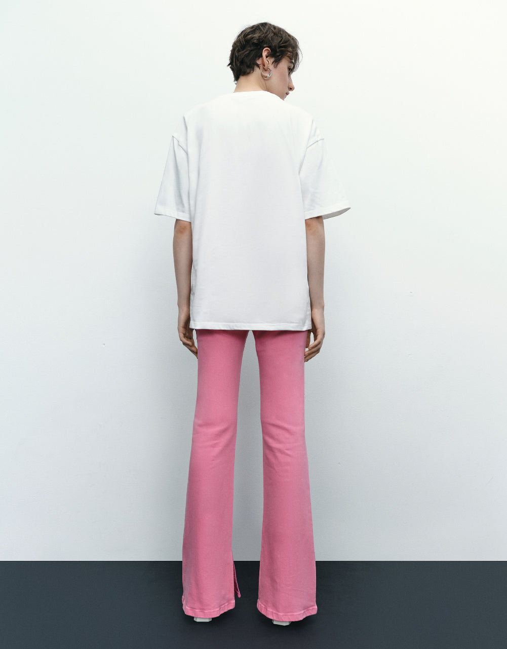 Split Hem Flare Jeans