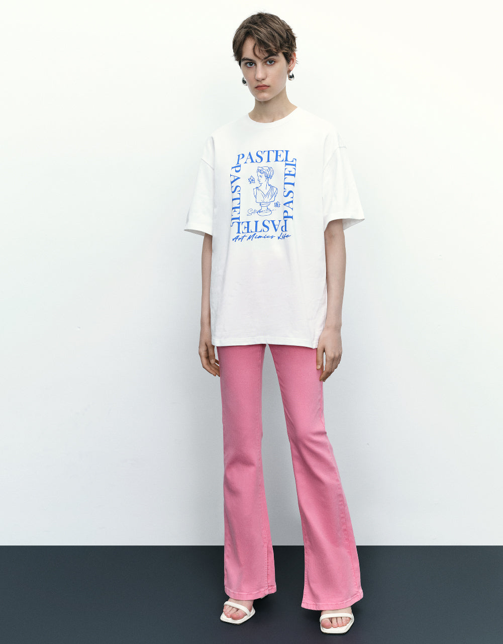 Split Hem Flare Jeans