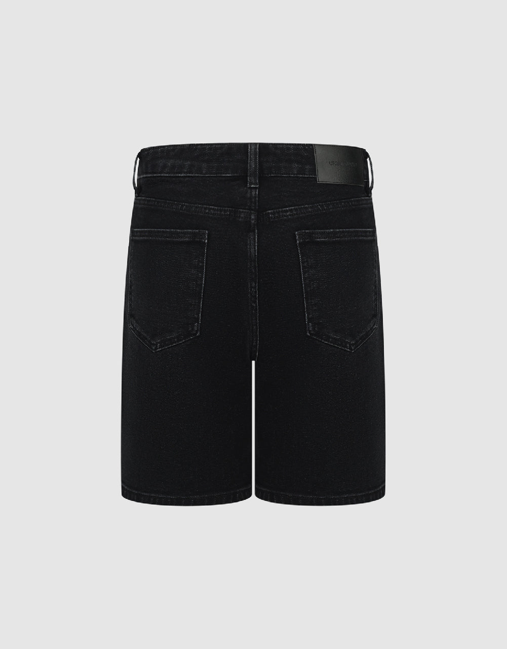 Mid-Waist Denim Shorts