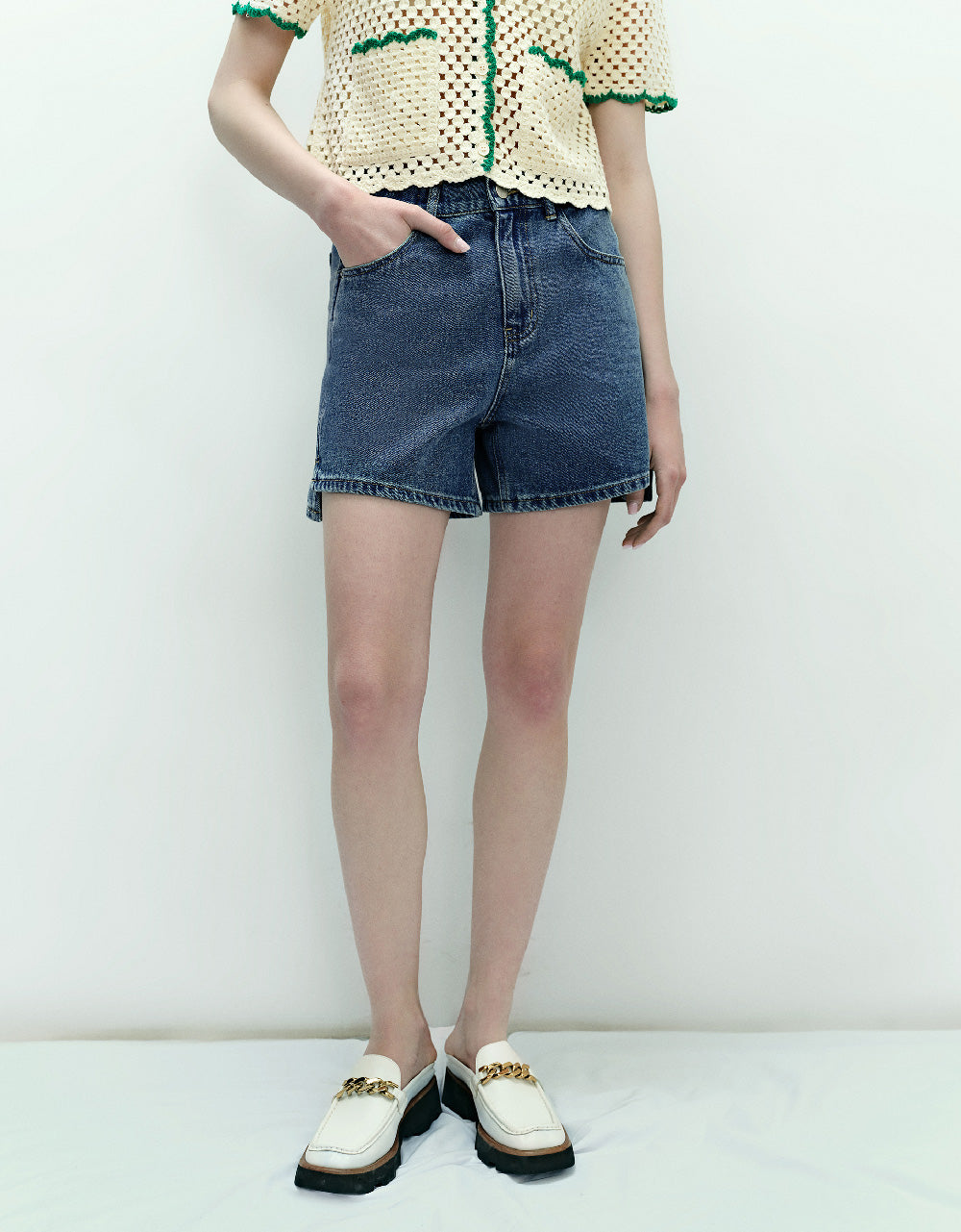 Regular Denim Shorts