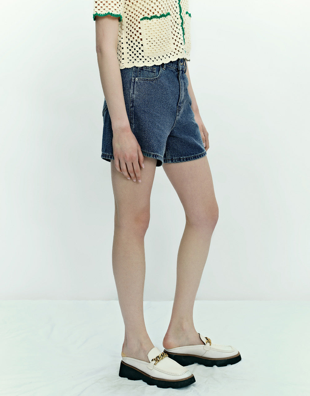 Regular Denim Shorts