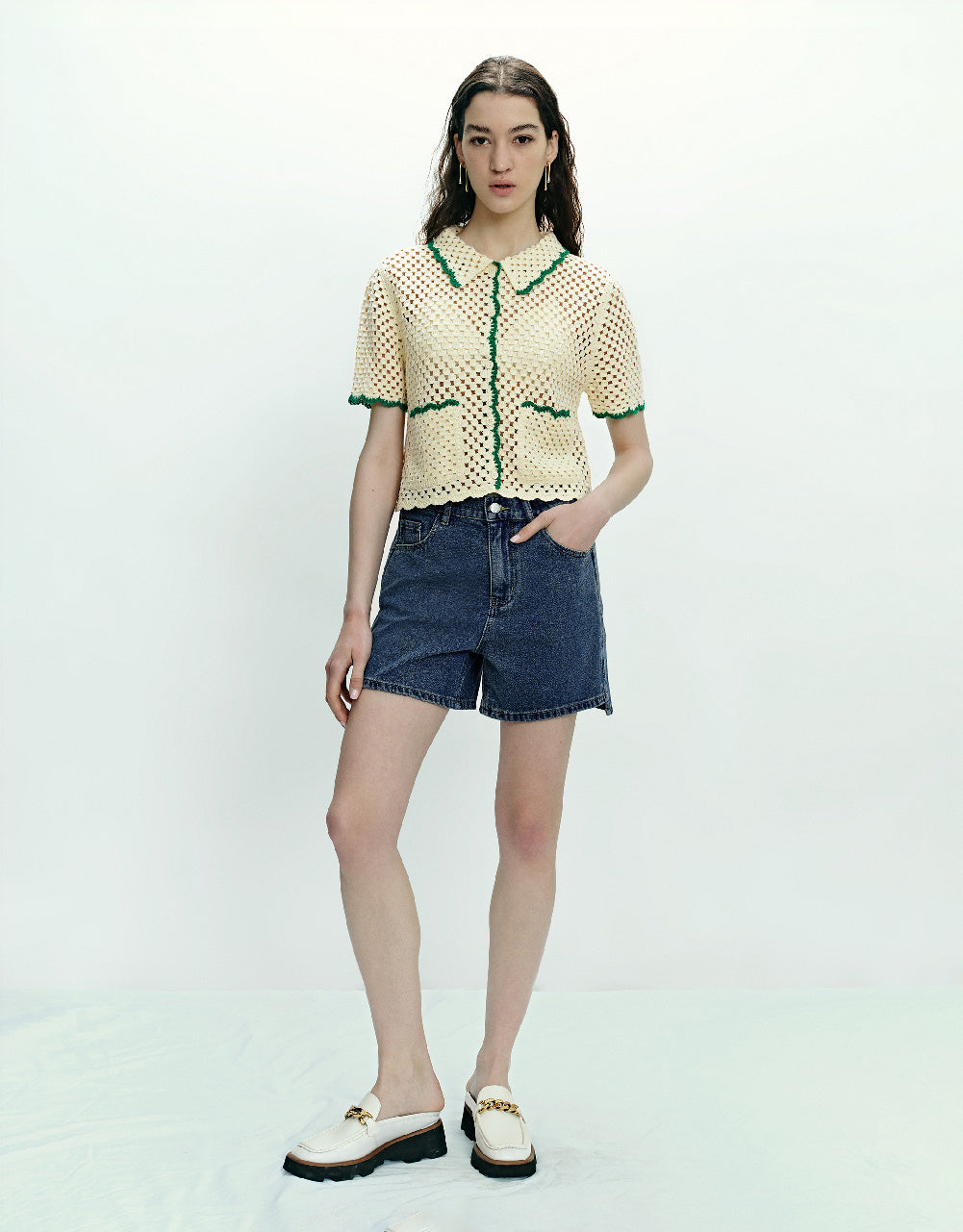 Regular Denim Shorts