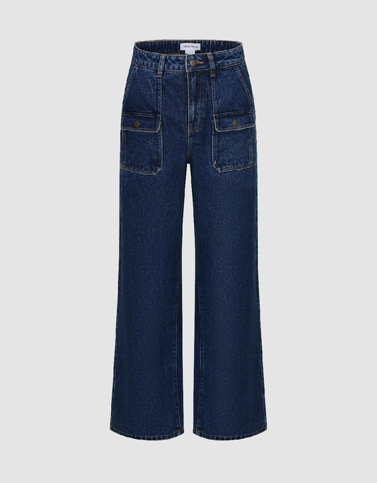 Wide-Leg Jeans