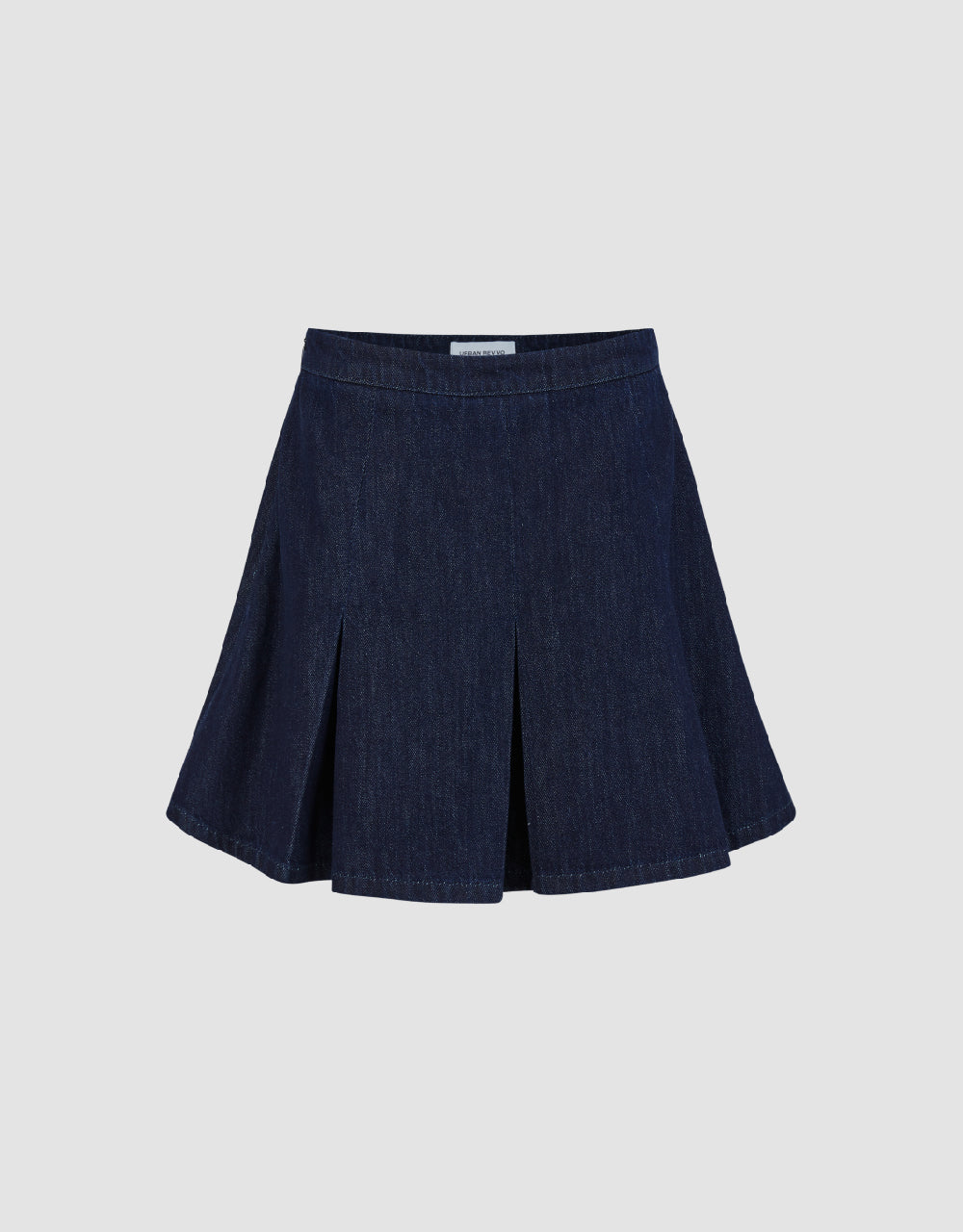 Mini A-Line Denim Skirt
