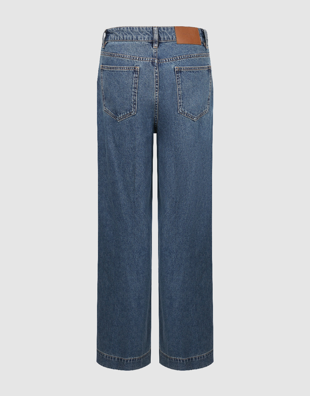 Front Pockets Wide-Leg Jeans